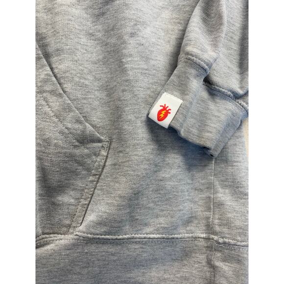 RARE Preowned Authentic Gray Mac Miller Zumiez Most Dope Umbrella Hoodie Size XL - Picture 2 of 8